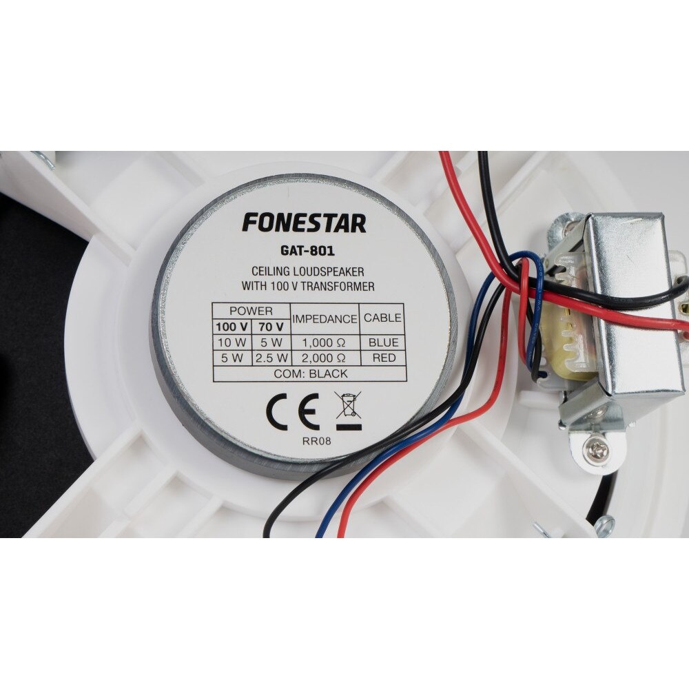 Boxa de tavan 8'', alb, 10W, 75-16.000Hz, montaj rapid