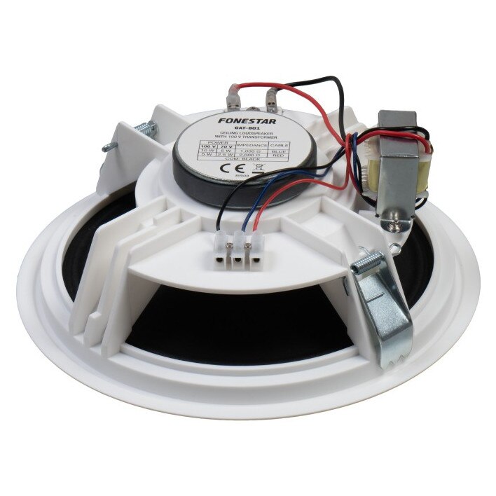 Boxa de tavan 8'', alb, 10W, 75-16.000Hz, montaj rapid