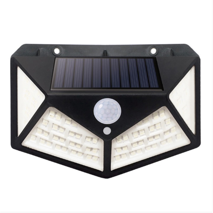 Соларна LED лампа 6W със сензор за движение 6000K