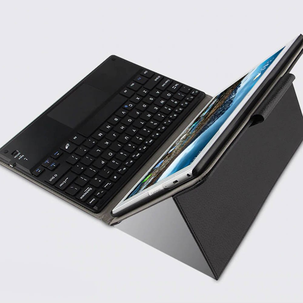 Husa cu tastatura pentru tableta Lenovo M10 Gen.2 X306, ecologic, cu touchpad, negru