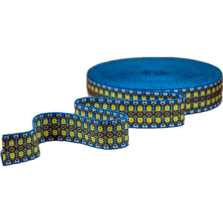 Brau traditional romanesc, multicolor, latime 50mm, lungime 50m/rola