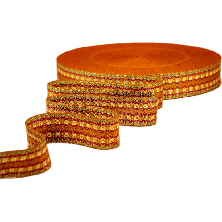 Brau traditional romanesc, multicolor, latime 50mm, lungime 50m/rola