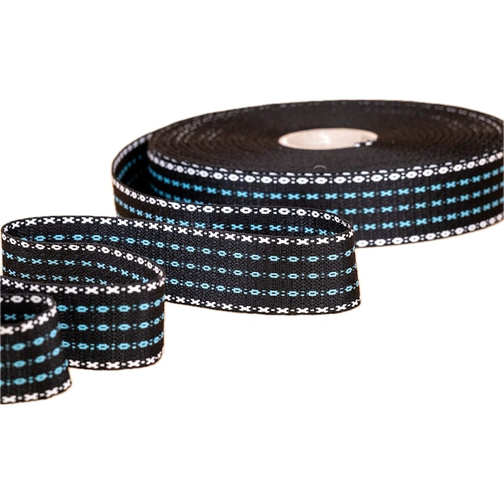 Brau traditional romanesc, multicolor, latime 55mm, lungime 50m/rola