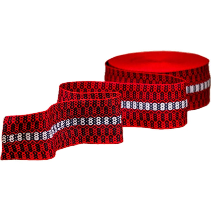 Brau traditional romanesc, multicolor, latime 85mm, lungime 50m/rola