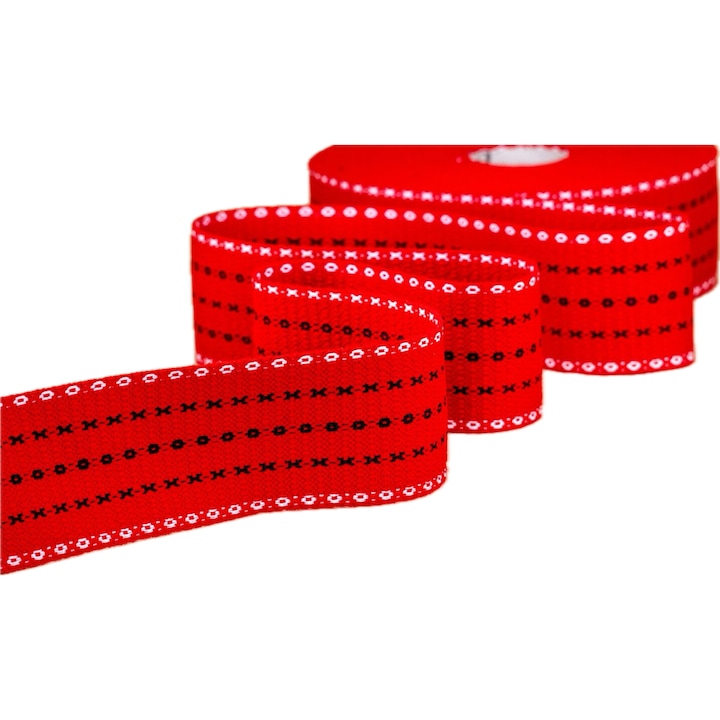 Brau traditional romanesc, multicolor, latime 90mm, lungime 50m/rola