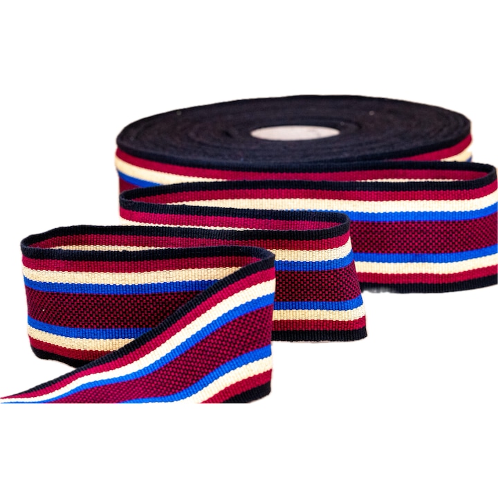 Brau traditional romanesc, multicolor, latime 90mm, lungime 50m/rola