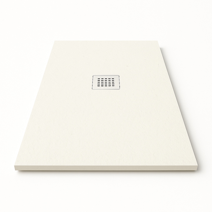 Cadita de dus Model Petracolor Mineral Compozit 90x100 Alb