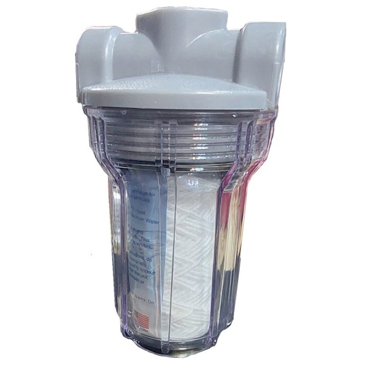 5"-os vízszűrő pamutbetéttel, 1/2" – Védelem a bojlerhez és a mosógéphez