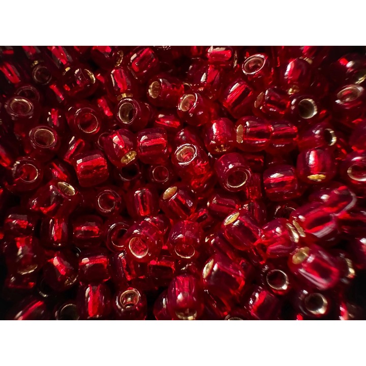 Margele japoneze din sticla pentru bijuterii handmade, rotunde 8/0, 25C, 10g