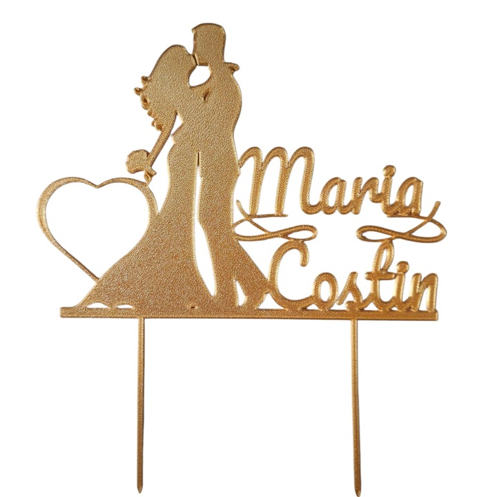 Topper Mire&Mireasa - auriu