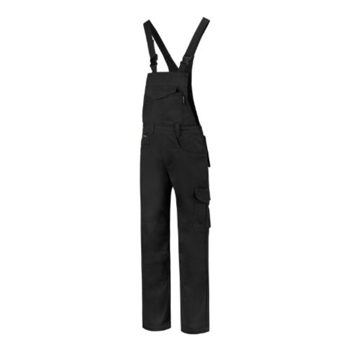 Salopeta unisex, Dungaree Overall Industrial T66, Malfini S Negru