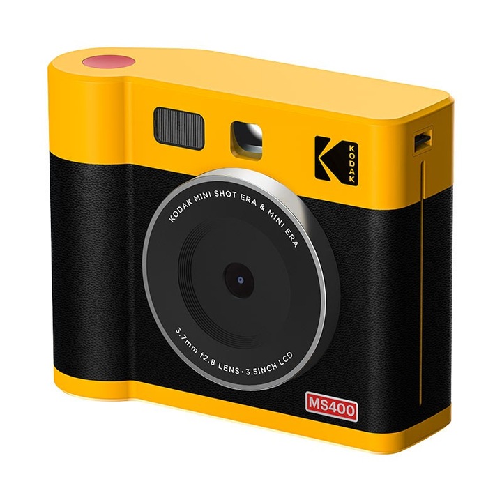 Фотоапарат за моментално снимане, Kodak Mini Shot 4 ERA, Жълт