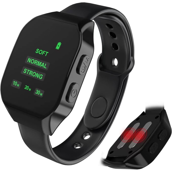 Aparat terapeutic pentru somn, WALALLA, microcurent, negru, 25.5x3.5x1.5cm