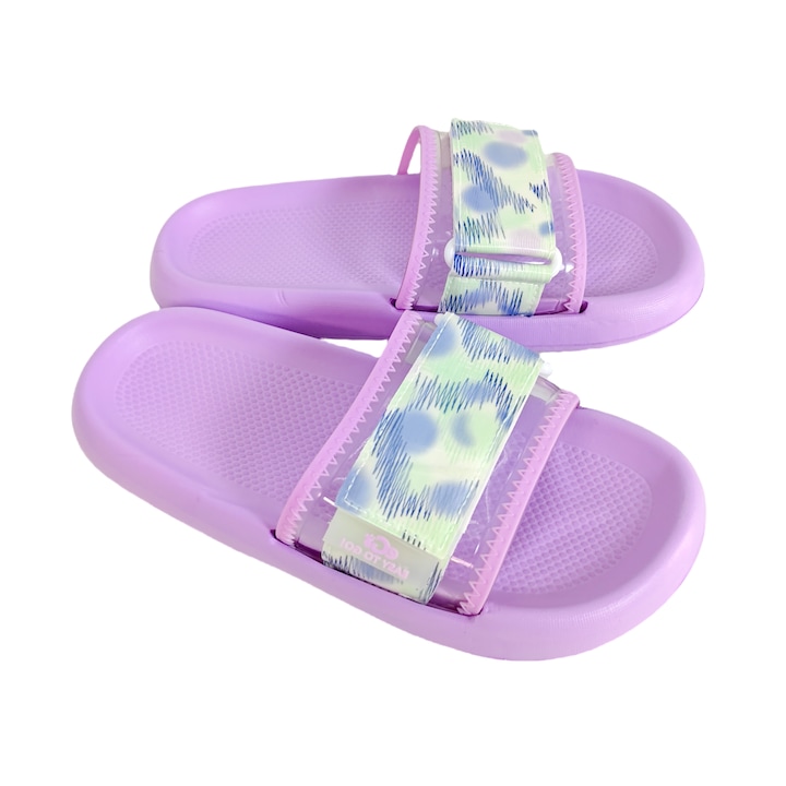 Пантофи H673mov Весели 117960, Лилав, 39