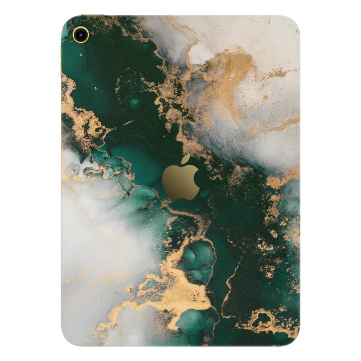 Folie de protectie pentru iPad 11" (2025), Colectia Signature, Skin Spate cu laterale unite, Forest Mist