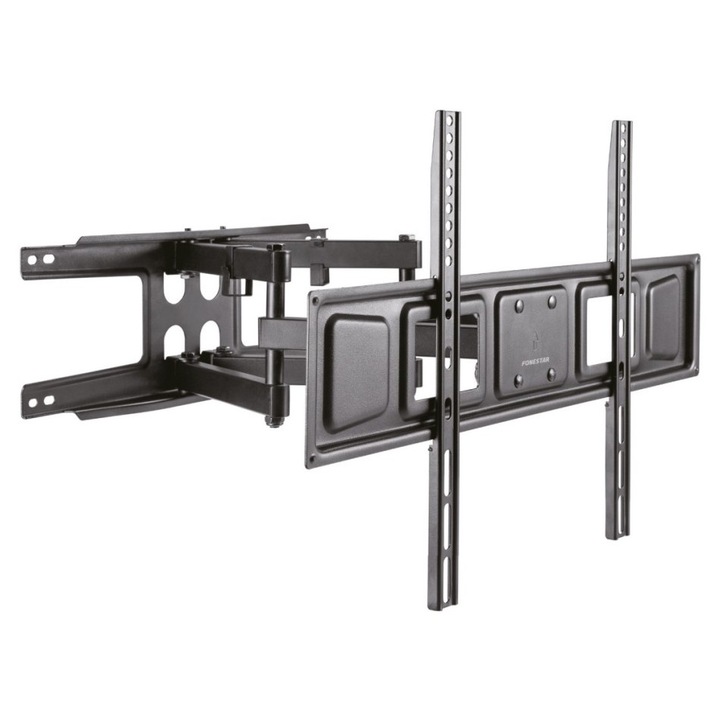 Стойка за телевизор Fonestar MOV-664BA, 37"-80", 40 кг, регулируема, разстояние от стената 6.2-46.8 см