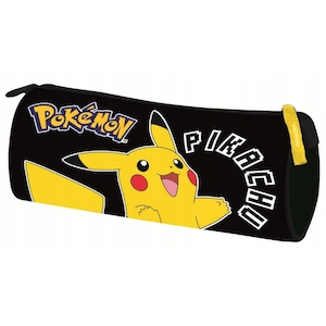 Penar deechipat model Pokemon Pikachu, St.Majewski, 1 compartiment, negru, 22x8x7cm