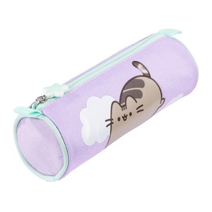 Penar Pusheen, St.Majewski, violet, 22x8x7cm, cu un compartiment, cu fermoar