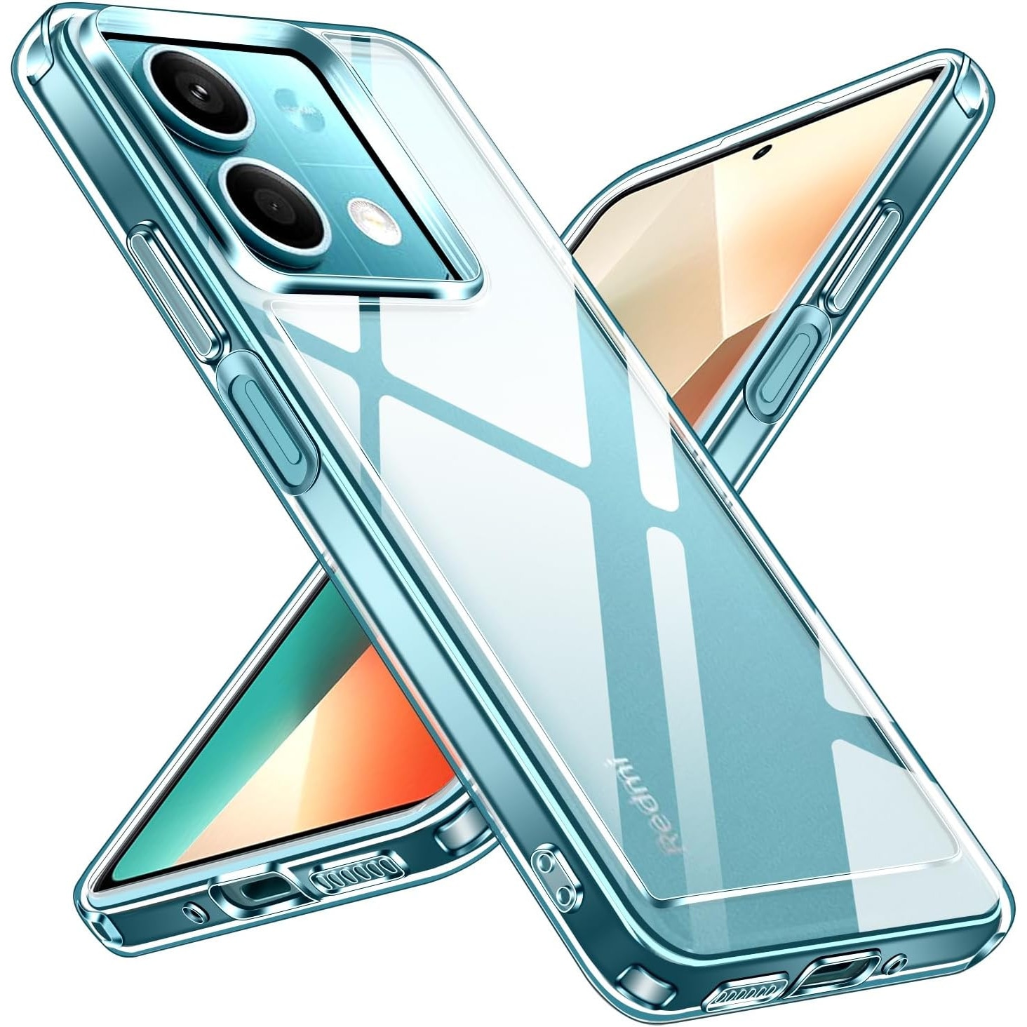 Husa Anti soc, transparenta compatibila cu Xiaomi Redmi Note 13 5G
