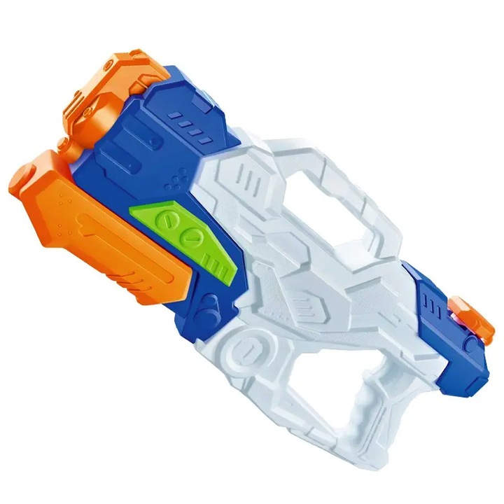 Воден пистолет за деца, OPTIM SOLUTION, 6+ години, лятна играчка, басейн, плаж, вместимост 1000 мл, 3 дюзи, водна пулверизатор, за охлаждане, ръчна система за изстрелване, игра на открито, лесен за употреба, XTO, многоцветен