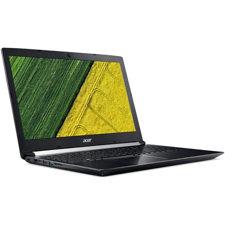 Laptop Gaming Acer Aspire 7 A715-71G-75SK cu procesor Intel® Core™ i7-7700HQ pana la 3.80 GHz, Kaby Lake, 15.6", Full HD, 4GB, 1TB, nVIDIA® GeForce® GTX 1050 2GB, Linux, Black