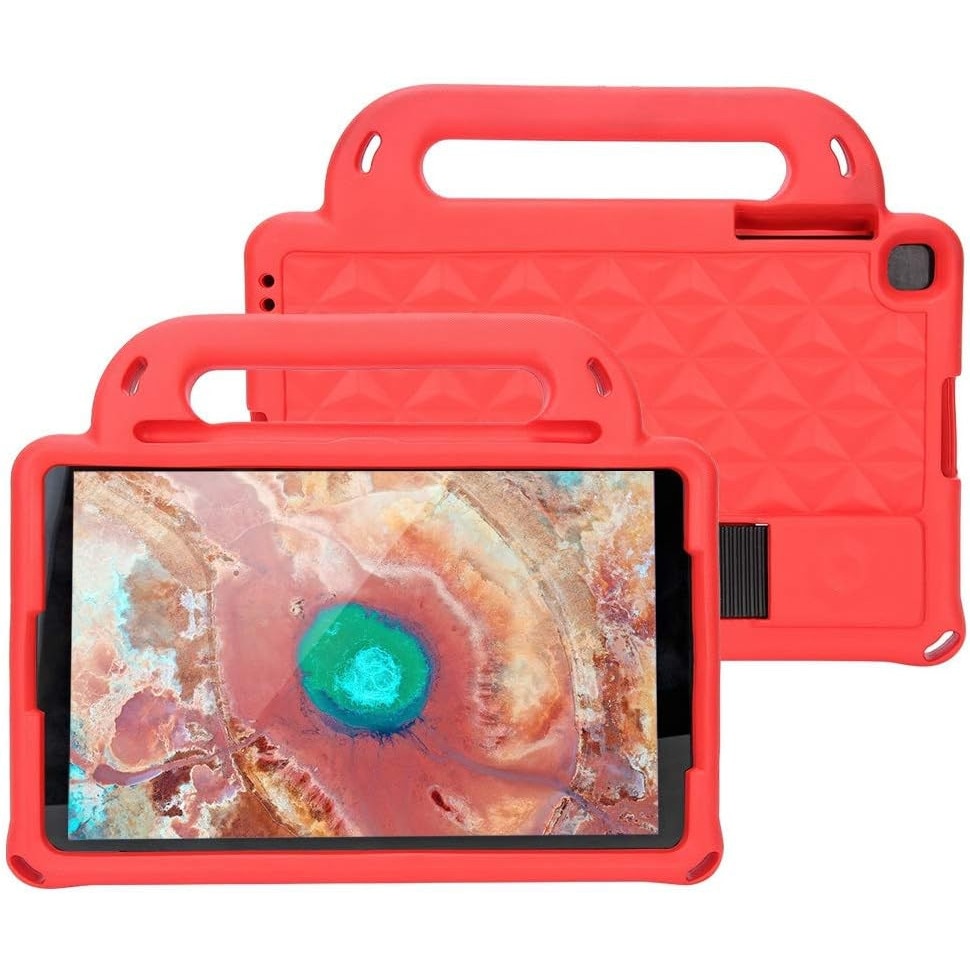 Husa premium Sigloo pentru Apple iPad Mini 7/6 (2024/2021), 8.3", Protectie Completa, Curea Umar, Antisok, Rosu