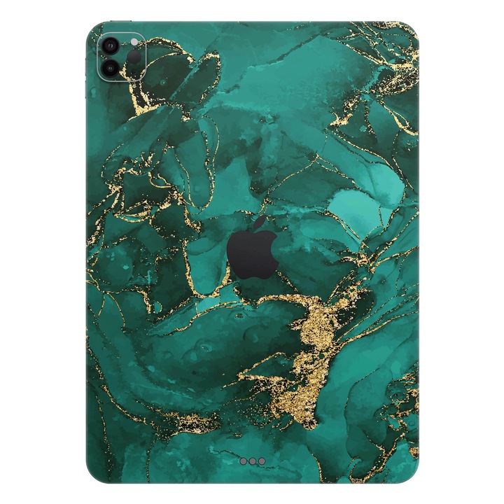 Folie de protectie pentru iPad Pro 11" (3rd Gen), Colectia Signature, Skin Spate cu laterale unite, Ethereal Green