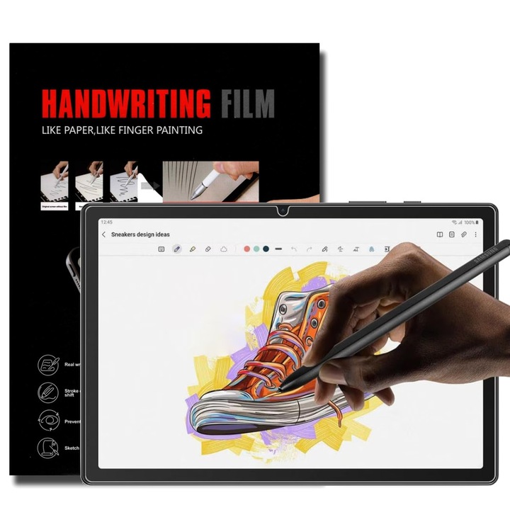 2 db-os képernyővédő fólia Lenovo Tab K11 Plus 11.45″ / Tab Plus 11.5″ készülékhez, tükröződésmentes, ideális íráshoz / rajzoláshoz, papírt utánoz