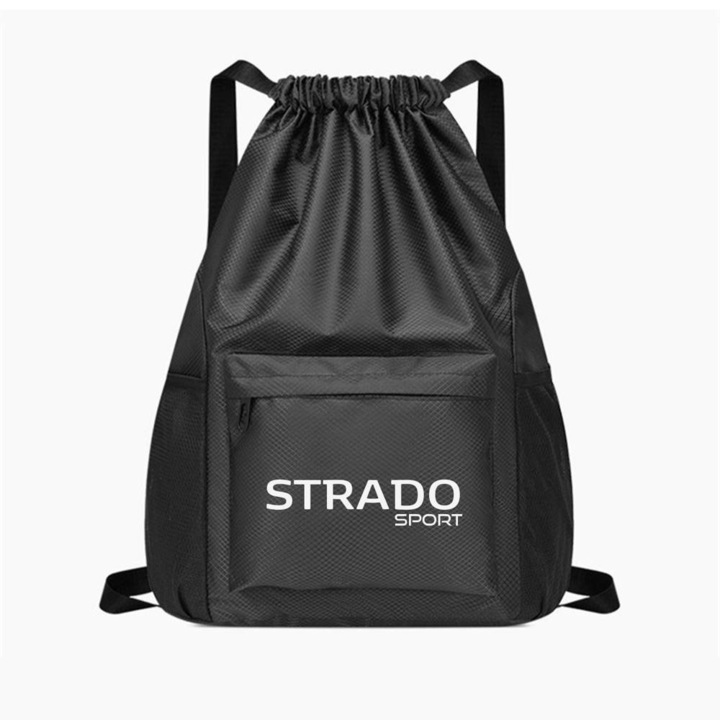 Rucsac Strado, multifunctional, impermeabil, 37x48x19 cm, negru