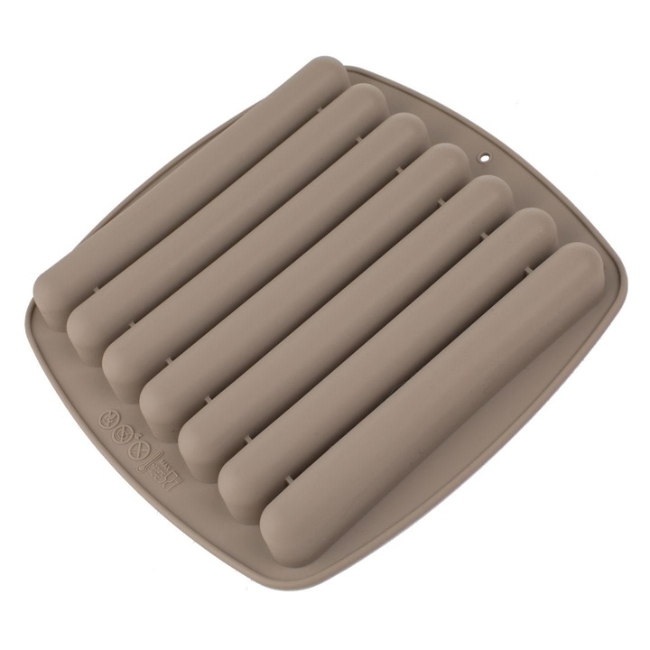 Forma Silicon Maro Pentru 7 Baghete Gheata Tip Cuburi Lungi 17x17x2cm