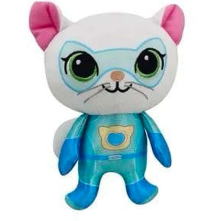 Plüssjáték, Bitsy Szuper Cica, Fehér Többszínű, 25 cm