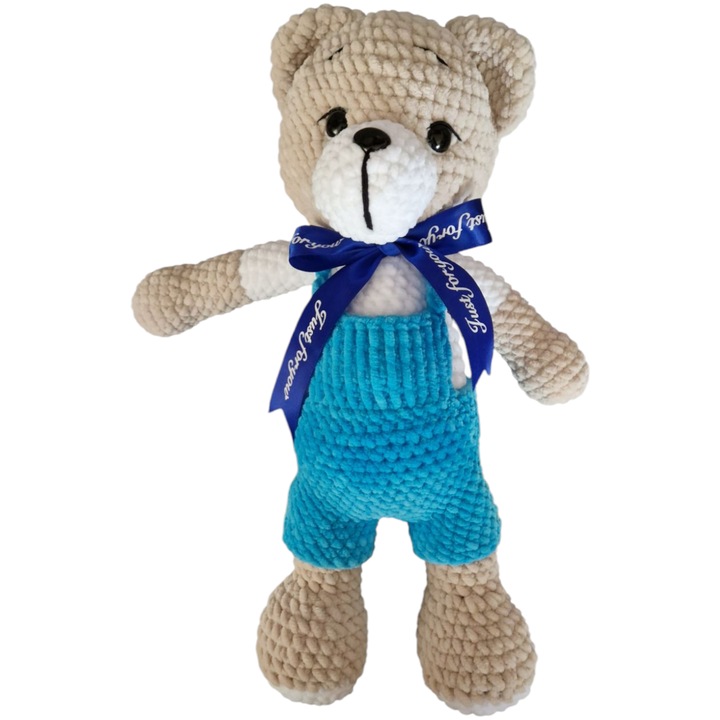 Ursulet crosetat manual -Handmade Teddy