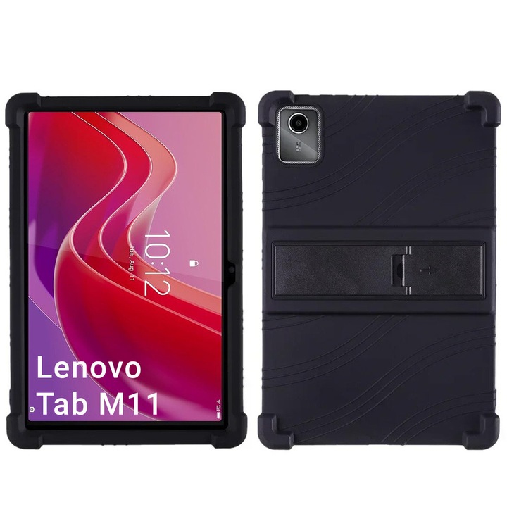 Кейс Armor за таблет Lenovo Tab M11 TB330FU 10.95, черен, със стабилна стойка