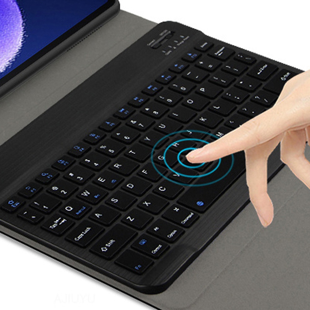 Husa cu tastatura Bluetooth, pentru Lenovo Tab P12 TB-370, negru