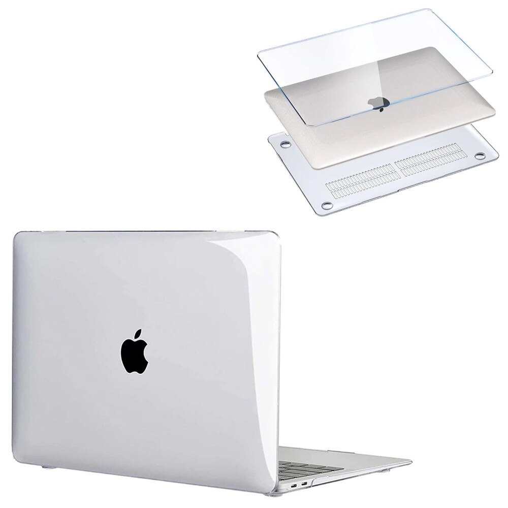 Husa pentru laptop Macbook Air M3 13,6", transparent, 20x216x307mm