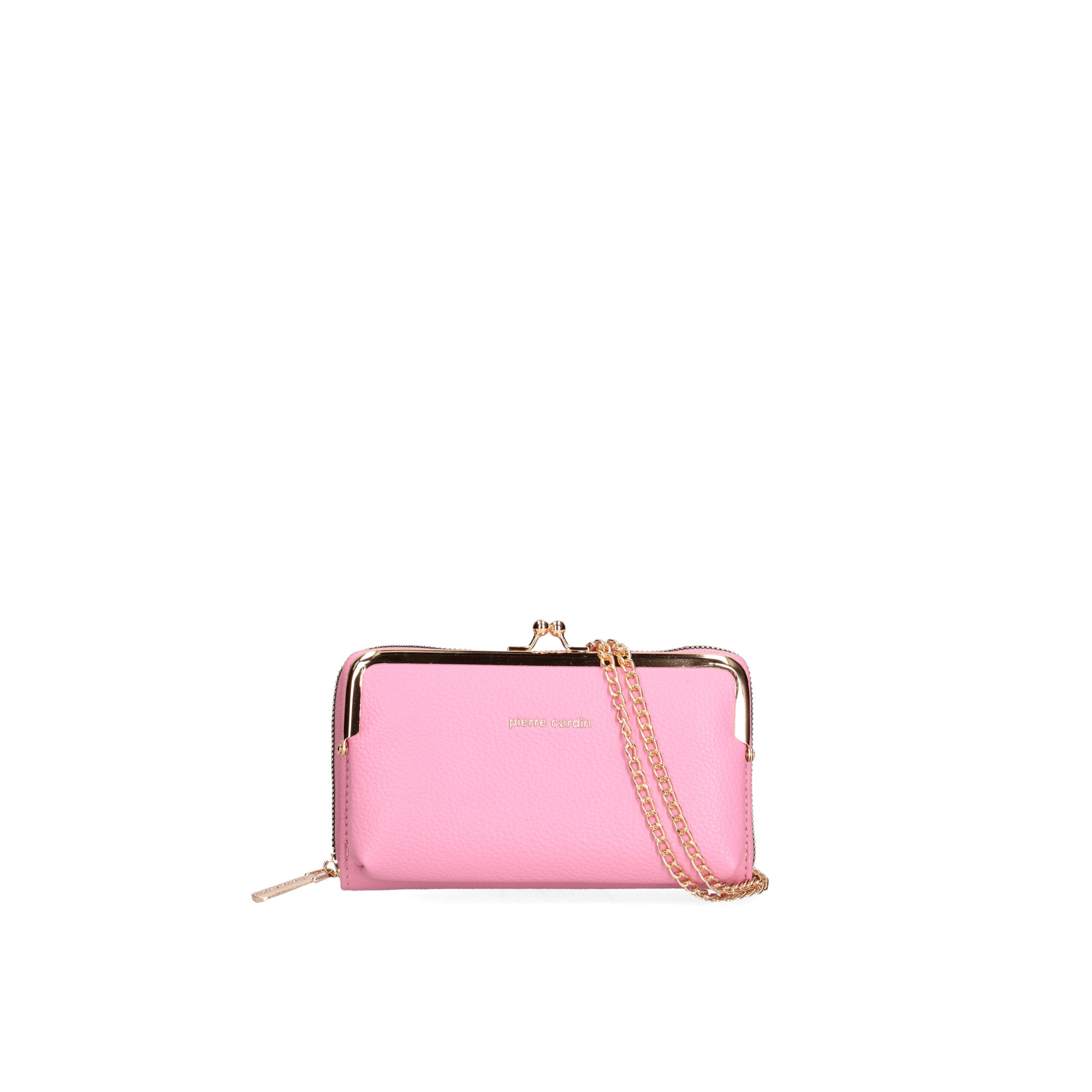 Pierre Cardin, Portofel cu etui detasabil, Roz - eMAG.ro