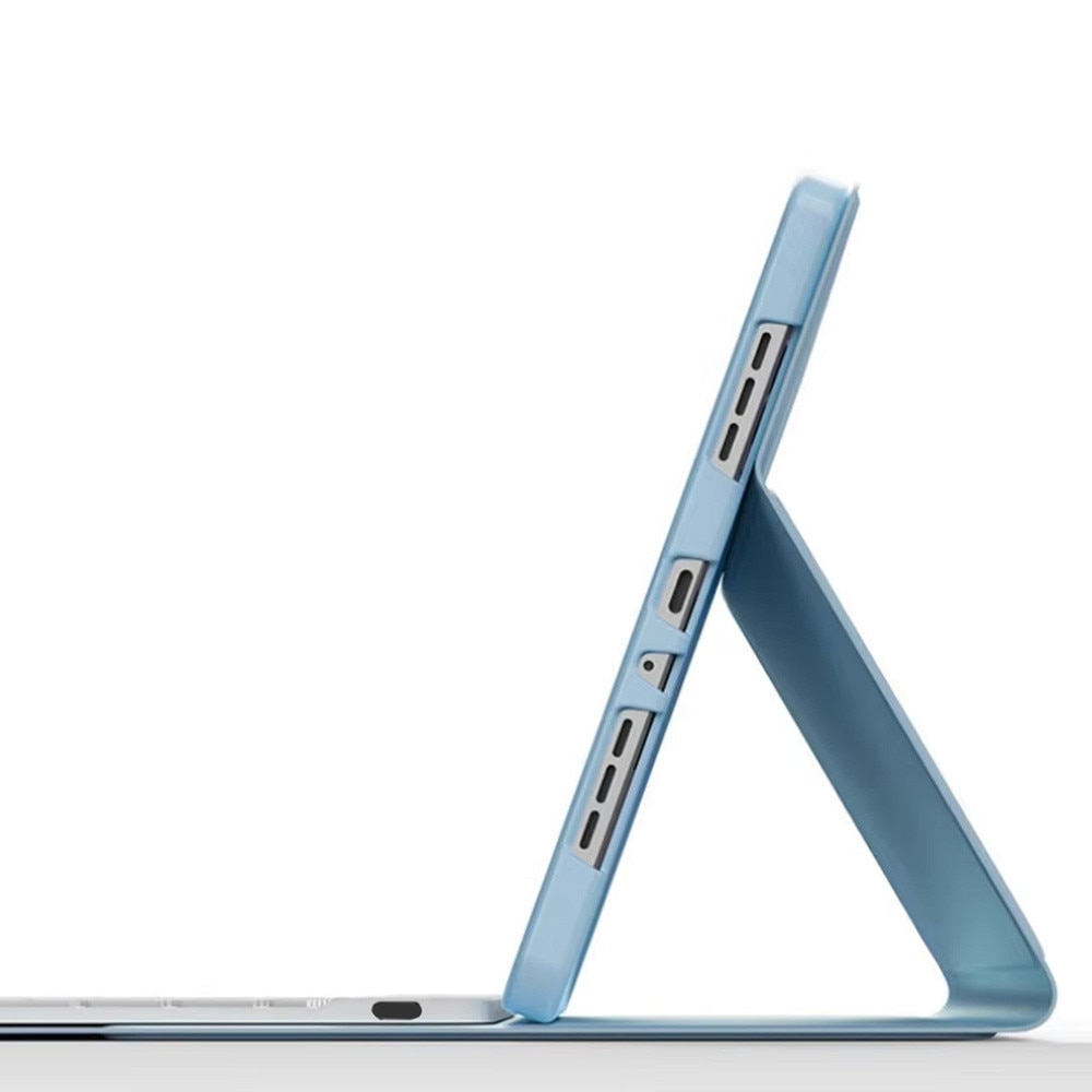 Husa cu tastatura Bluetooth si touchpad, pentru iPad Pro 11 Gen 5, albastru, 13"