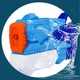 Pistol cu Apa pentru Copii, OPTIM SOLUTION, 6 ani+, Jucarie pentru Vara, Piscina, Plaja, Capacitate 770ml, 3 duze, Stropit cu Apa, pentru Racorire, Sistem de Tragere Manual, Joaca in Aer Liber, Usor de Utilizat, XTO, Albastru