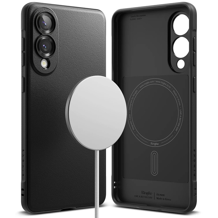 Husa pentru Samsung Galaxy S25 Edge, din TPU, Ringke, Culoare Negru