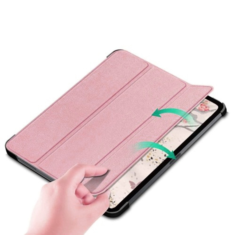 Husa Smart Case pentru iPad Air 11 Gen. 6, roz auriu, cu functie de suport, 11"