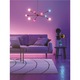 Set 2 becuri Smart LED RGBCW Matter Wi-Fi A19, lumina alba/colorata, E27, 8.5W, Peste 16M culori, control vocal, WiFi