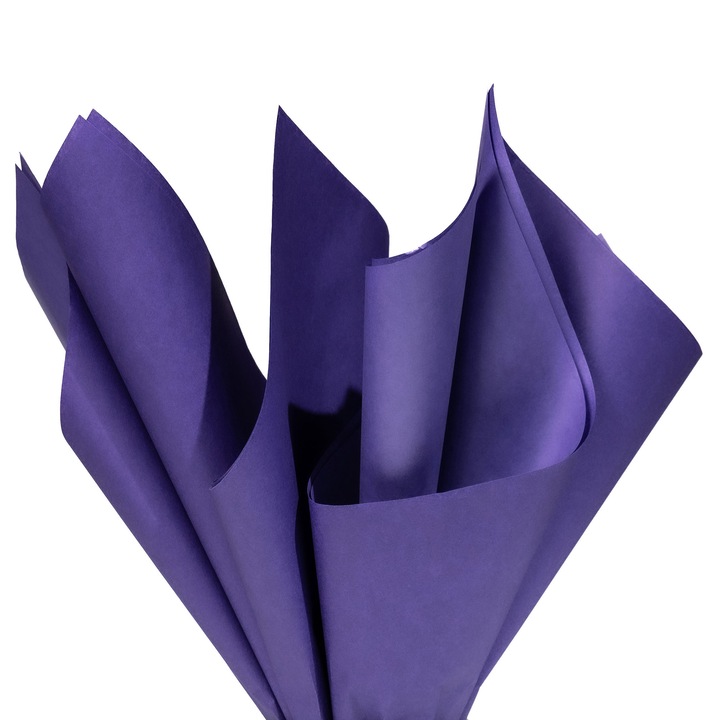 Set 200 bucati Hartie de matase VIOLET, 28 g, 36 x 50cm