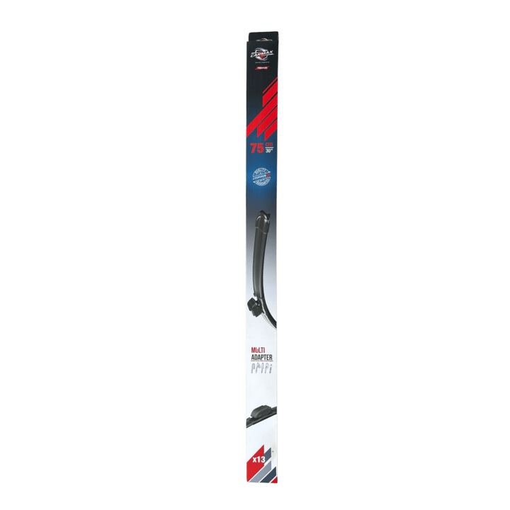Stergător parbriz, CARMAX, 13 adaptoare, 75 cm, compatibilitate universală, funcționare silentioasă