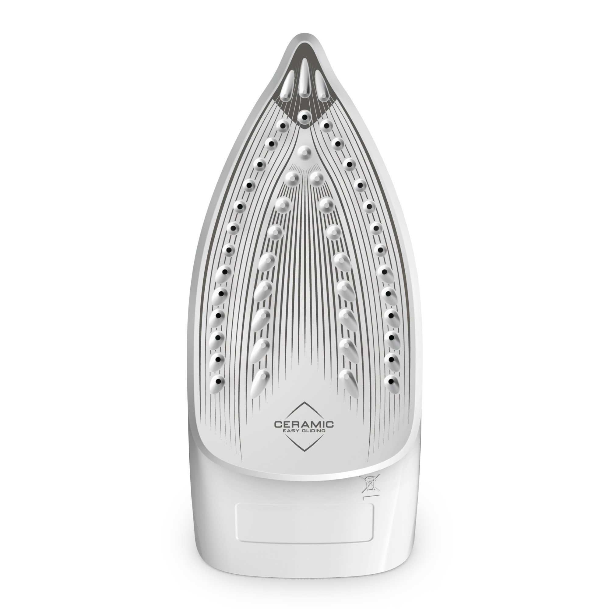 Fier de calcat cu abur, Tefal FV2C41 VIRTUO30, 2000 W, capacitate 240 ml, alb/albastru