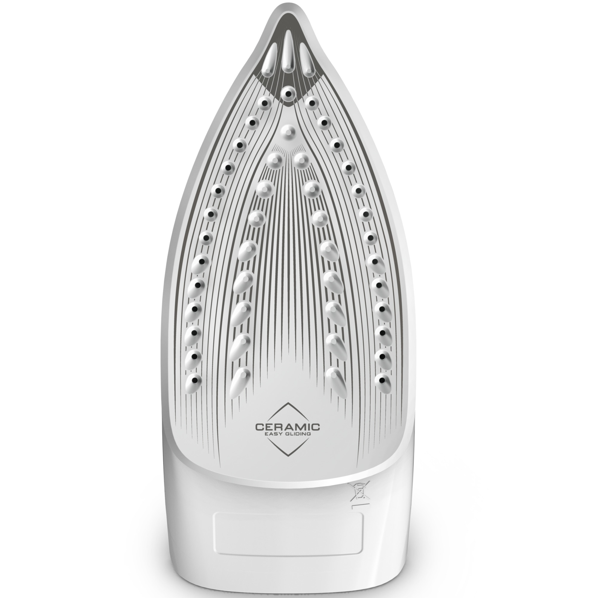 Fier de calcat cu abur Tefal Virtuo FV2C40E0, 2000 W, abur variabil 27 g/min, jet de abur 120 g/min, 0.24 l, talpa ceramica, calcare verticala, sistem antipicurare, alb & portocaliu