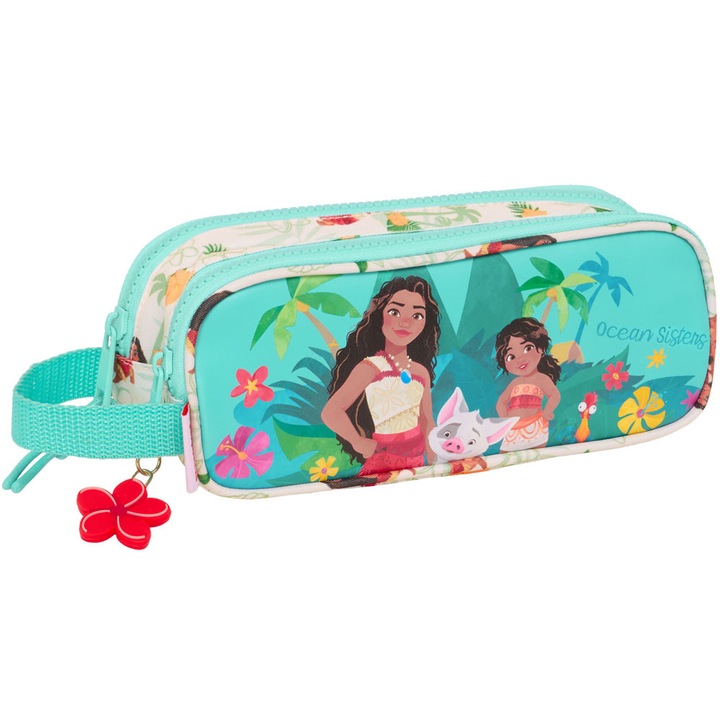 Несесер Vaiana с 2 отделения, 21x8x6 см