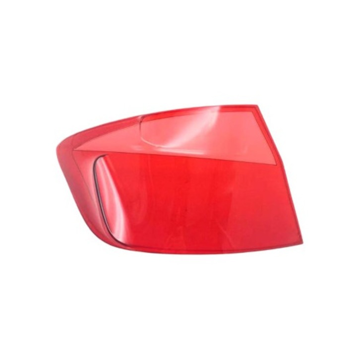 Sticla far spate stanga Xenon Bright, pentru BMW Seria 5 F10/F11 LCI 2014-2016, rezistent la impact, rosu