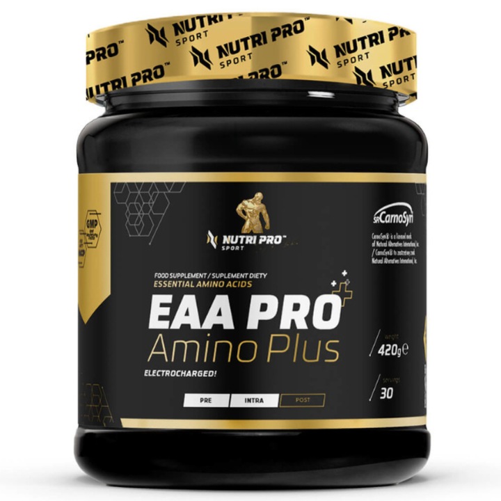 EAA PRO Amino Plus 420g - Aroma de ananas Nutri Pro Sport