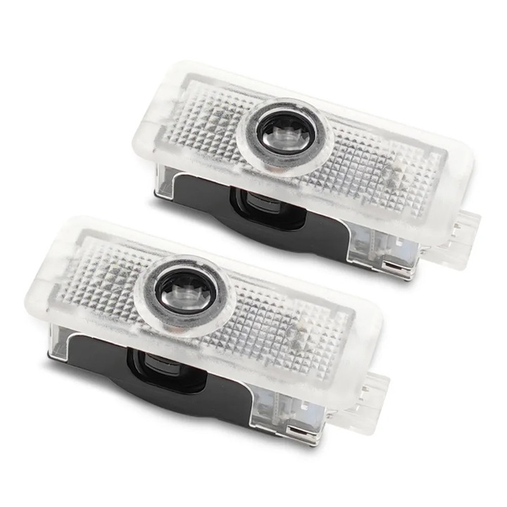 Комплект от 2 LED проектора за лого на врати – Съвместим с Mercedes-Benz CLS, E-Class Cabriolet/Coupe, CLA, Plug & Play монтаж