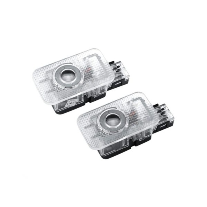 Set 2 Proiectoare LED Logo Usi Compatibile cu Volvo S60/S60L/S60 Cross Country, S80/S80L, S90/S90L, V40/V60/V70/V90, XC40/XC60/XC70/XC90
